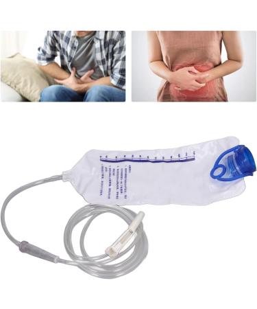 Haofy Enema Bag Set - 1200 ml Safe & Reliable Enema Kit for Travel | Large Valve - Buy Online on GoSupps.com