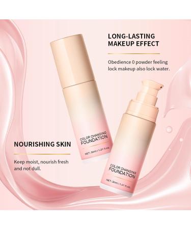 Pruojhw Colormatched makeup base 30 ml longlasting concealer for the face colormatching foundation for travel dating commuting meeting gardening and evening 3 - Buy Online on GoSupps.com
