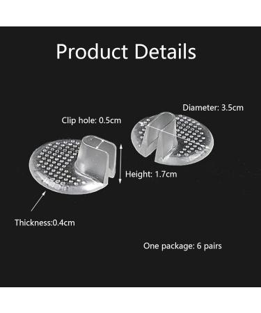 Toe Protection Flip Flops - 6 Pairs Silicone Gel Separators for Men & Women | Pain & Blister Relief - Buy Online on GoSupps.com
