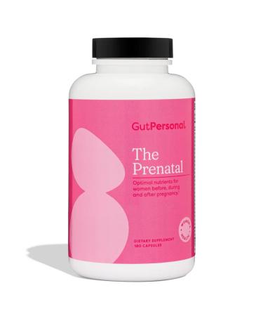 GutPersonal The Prenatal Supplement Alleviates Morning Sickness and Contains Essential Nutrients Formulated to be The Complete Prenatal and Postnatal Support - 180 Capsules