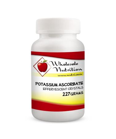 Wholesale Nutrition Potassium Ascorbate - Blend of Potassium & Vitamin C Effervescent Vitamin C Crystals Supplement Vitamin Powder - Antioxidant Collagen Production Healthy Circulation 227 Grams
