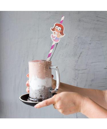 KICHOUSE 60pcs Disposable Straw Jumbo Straws Smoothie Straws Milk Beverage Drinking Straws Crafts Drinks - Buy Online on GoSupps.com