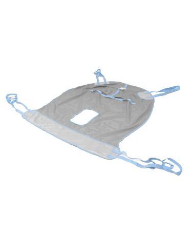 Patient Lifting Sling 4 Positions Patient Transfer Belt Hole Design with Directional Handle for Hospital (M)