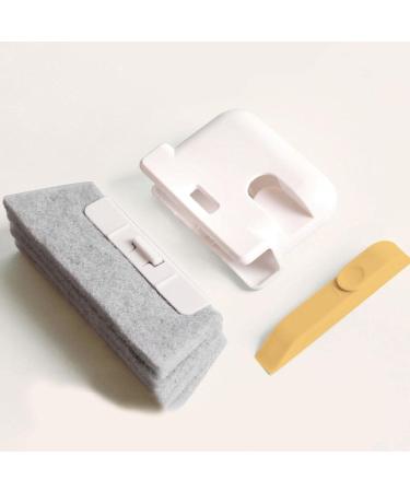 Window Sill Cleaner Tool | Window Groove Cleaning Brush Tool Hand Held Sill Cleaner Sponge 2 in 1 for Door & Window Track Gyouza - Buy Online on GoSupps.com