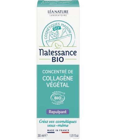NATESSANCE | Plant Collagen Concentrate | Home Cosmetics | Nourishes & Plumps the skin | Enriched with Mediterranean Brown Algae extract | 99% natural origin | Made in France | 30 ml - Buy Online on GoSupps.com