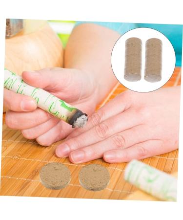 Healeeved 25-Piece Moxa Cake Pack | Portable Chinese Moxa for Home Health | Round Mugwort Wormwood Accessory - Buy Online on GoSupps.com