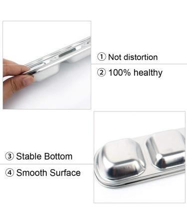 HanryDong Small Animal Stainless Steel Bowl 4 in 1 Hamster Feeder for Water and Food Cage Pet Small Dish for Rabbit/Guinea Pig/Hedgehog/Mice/Chinchilla/Kitten (4 in 1 bowl) - Buy Online on GoSupps.com
