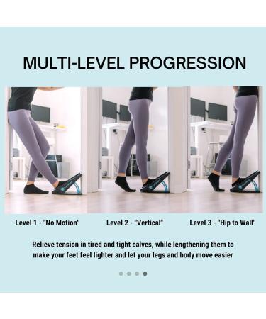 CALFPRO Deep Calf Stretcher - Plantar Fasciitis & Achilles Tendonitis Relief | Incline Wedge for Ankle Strain & Heel Pain | Foot Rocker Stretch Aid - Buy Online on GoSupps.com