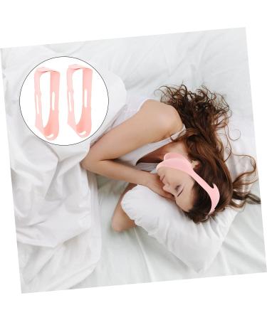 Healeved 6 Pcs Adult Snoring Solution Chin Strap Set - Anti-Snore Belts for Women and Men - Breathable Pink - 60x9x0.3cm - Buy Online on GoSupps.com