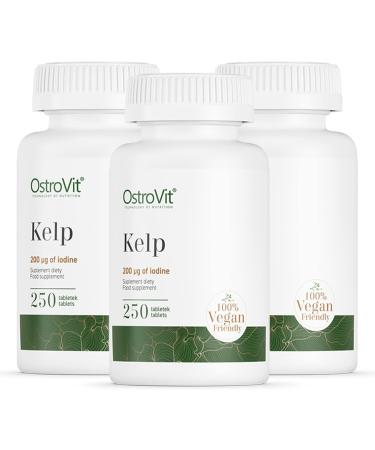 Ostrovit Nutrition Kelp 250 Tablets | High Dose Jod Laminaria Japonica Extract | Dietary Supplement for Enhanced Wellness | International Shipping Available - Buy Online on GoSupps.com