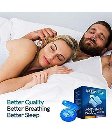 SnorePin Advanced Anti Snore Nose Vents - Natural Solution for Snoring - Pack of 4 with Free Case - Buy Online on GoSupps.com
