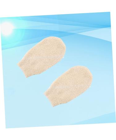 Healeved Exfoliating Bath Gloves - 2pcs Bathing Mittens for Women | Loofah Back Scrubber, Body Massage Towel & Exfoliator Gloves - Buy Online on GoSupps.com