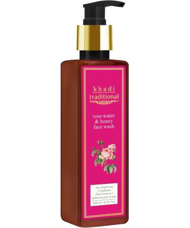 Khadi Traditional Rosewater and Honey Face Wash - Buy Online on GoSupps.com