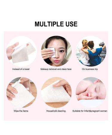 50pcs Soft Cosmetic Cotton Pads - White Makeup Remover & Nail Polish Cleaner | Bulk Cotton Pads for Face - Buy Online on GoSupps.com