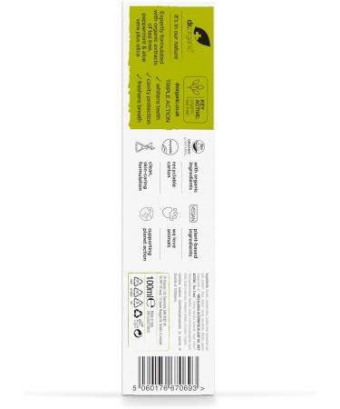 Buy Dr. Organic Tea Tree Toothpaste - Natural Vegan & Eco-Friendly - 100ml (1 Pack) - Paraben & SLS-Free Animal Test-Free - Buy Online on GoSupps.com
