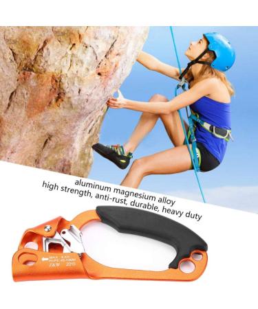 TBET Hand Ascender Rope Clamp - Right-Handed Climbing Equipment for 8mm-13mm Rope | Durable Climbing Handle in Green/Orange/Gray - Buy Online on GoSupps.com