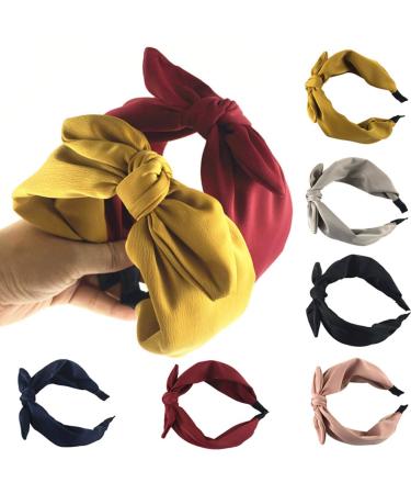 ValianhAgen Women's Wide Edge Bow Headband - Stylish Black Hair Accessory | Shop Internationally - Buy Online on GoSupps.com