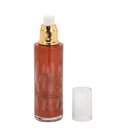 Shimmering Body Oil Body Highlighter Makeup Lotion Highlight Body Liquid Long Lasting Moisturizing Highlight Body Luminizer Oil for Body Face Legs 80g