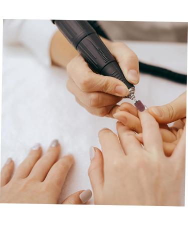 Kisangel 1 Set Nail Sand Ring Cap Electronic Accessories Pedicure Tools for Feet Pedicure Kit Polisher Sand Manicure Nails Nails Cuticle Tools Mounted Polishing Heads Display Box With Nails 8x6cm White - Buy Online on GoSupps.com