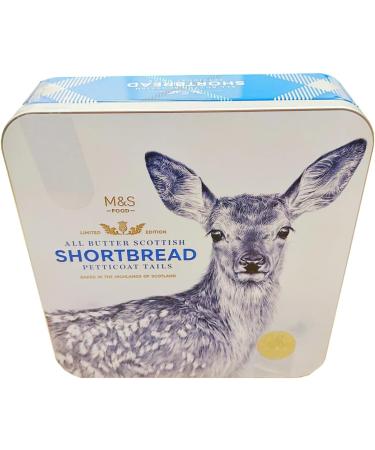 Marks And Spencer All Butter Scottish Shortbread Petticoat Tails Tin 360g - Buy Online on GoSupps.com