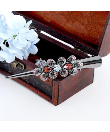 Buy 3x Rhinestone Alligator Hair Clips - Long Crocodile Hair Grip Pliers for Women | International Shipping Available - Buy Online on GoSupps.com