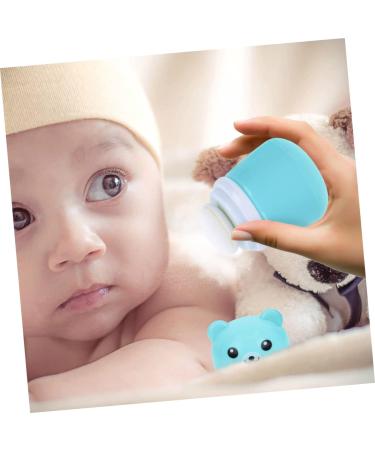 FOMIYES 2pcs Body Powder Box with Makeup Powder Puff - Talcum Powder Dispenser & Empty Case for Baby, 10x7cm Blue - Buy Online on GoSupps.com