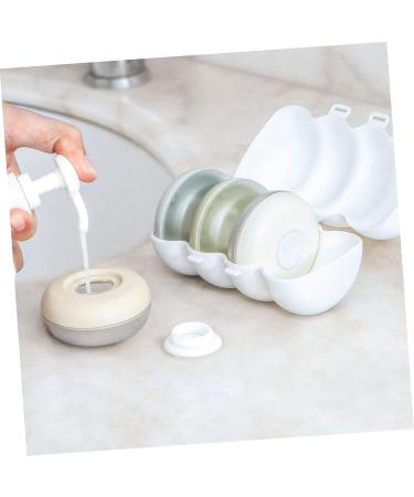 FOMIYES 5 Sets Travel Bottle Travel Containers Daily Use Lotion Jar Travel Essentials Toiletries Airless Pump Jar Foundation Travel Soap Lotion Container White Pp Dish Soap Filling - Buy Online on GoSupps.com
