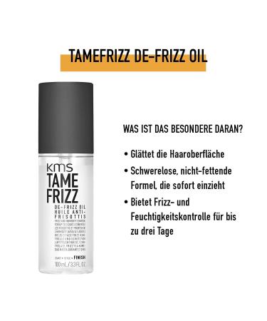 KMS TAMEFRIZZ De-Frizz Oil for Textured Hair - 100ml | Shop Internationally - Buy Online on GoSupps.com