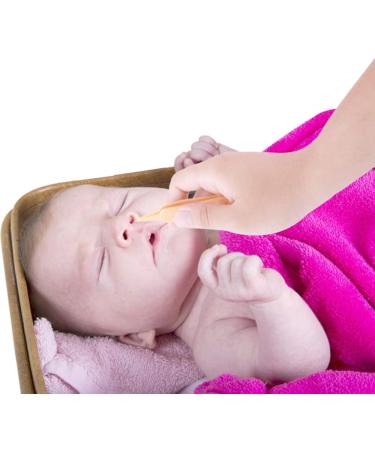 Baby Nasal Tweezers Pack of 2 | Round-Head Nose Cleaning Tweezers for Baby | Ear Cleaner Clip Tool | Q-Grips Ear Wax Remover | Baby Care Essential - Buy Online on GoSupps.com
