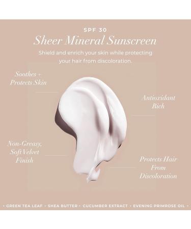 Goldie Locks Sheer Mineral Sunscreen SPF 30 | Protects Skin & Hair Color | Reef Safe | Travel Size - Buy Online on GoSupps.com