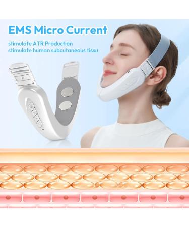 Zinueen V-Face Face Toning Device Electric with 6 Modes and 12 Intensity Levels for Firmer Skin and Deeper Tone for Women - Buy Online on GoSupps.com