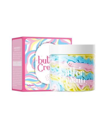 G n rique Body Butter Organic Body Butter Sufficiently Moisturizes the Skin Delicate and Melting Texture Dry Skin Care Body and Hands for Men and Women 180g (A A)