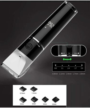 Professional Cordless Hair Clippers & Beard Trimmer Kit for Men | Rechargeable with LED Display & 4 Guide Combs | Perfect for Family Use - Buy Online on GoSupps.com