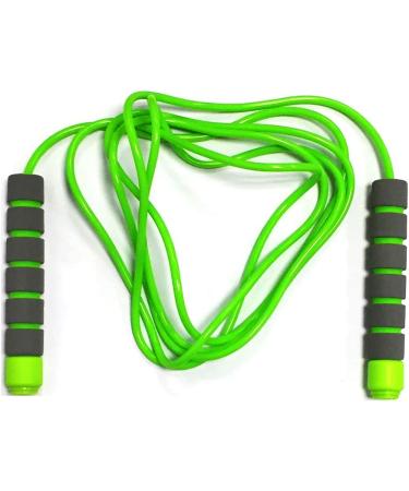 Kids Adjustable Jump Rope with Soft Foam Handles - Fun Outdoor Activity for Boys & Girls - Pink-Green - Buy Online on GoSupps.com