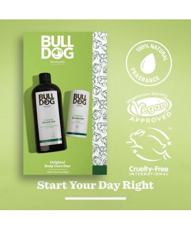 Bulldog Skincare Men's Original Body Care Duo Gift Set - Shower Gel & Deodorant - Buy Online on GoSupps.com