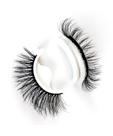 Akissos 5 pairs wispy look faux nerz eyelash pack 17mm 6dd handmade fluffy false eyelashes barbe cat eyes vegan fake eyelashes enthusiastic