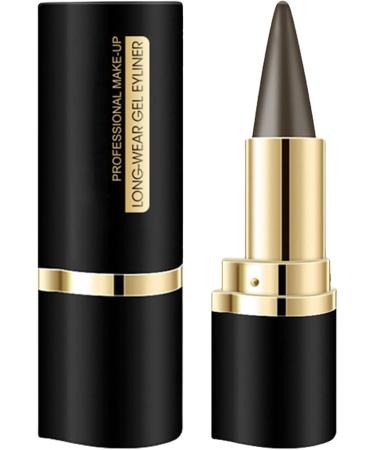  Zankie Long Lasting Gel Eyeliner - Quick Dry Matte Eyeliner | Silver/Grey/Brown/Black Eyeliner Pencil Water Resistant Natural Black Cream Eyeliner Pencil - Buy Online on GoSupps.com