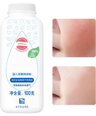 Poudre biologique pour tout-petits Poudre corporelle base de amidon de ma s pour | 100 g absorbant l'humidit rafra chissante apaisante d'origine naturelle pour la peau douce et 1 unit (Lot de 1) - Buy Online on GoSupps.com