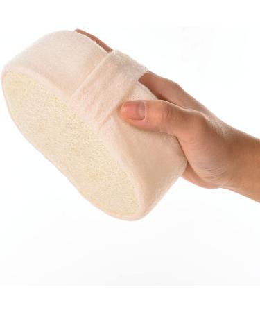 3 Pack Natural Loofah Exfoliating Sponge Set - Eco-Friendly & Biodegradable Shower Luffa Sponge with Hand Strap, Exfoliating Glove, and Back Scrubber - Buy Online on GoSupps.com