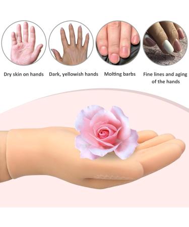 Dexspoeny 2Pairs Silicone Moisturizing Socks & Gloves Silicone Gel Glove and Sock for Foot Hand Softening Calluses Foot Care After Pedicure Suitable for Most Sizes(Beige) - Buy Online on GoSupps.com
