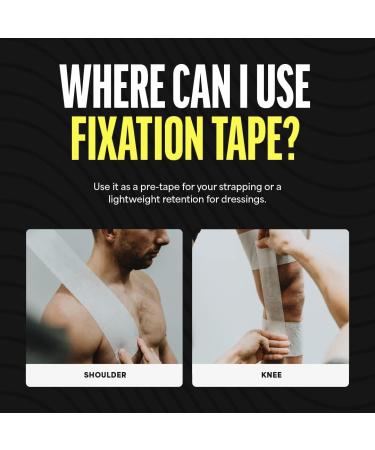 SPORTTAPE Fixation Tape 10cm x 10m - Non-Woven Dressing Retention Tape - Strong Adhesive Fabric - 3 Rolls - Buy Online on GoSupps.com