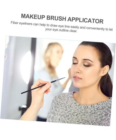 Hemoton 5pcs Fine Eyeliner Brush Eye Shadow Eyeliner Applicator Curved Eyeliner Brush Make up Brushes Fiber - Buy Online on GoSupps.com
