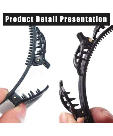 Double Bangs Hairstyle Hairpin | Hairpin Headband | Hairband With Clips | Double Layer Twist Plait Headband | Multi-Layer Hollow Woven Headbands Hair Styling Tools - Buy Online on GoSupps.com