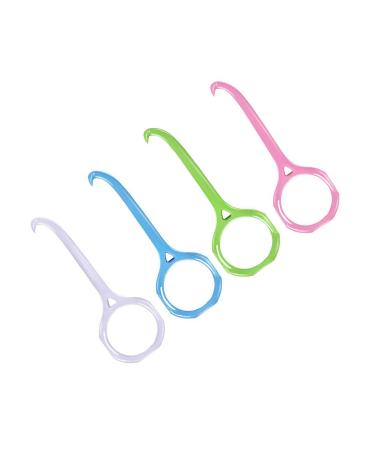 Aligner Remover Tool  HRASY 4 Pcs Clear Aligner Removal Tool for Invisible Removable Braces  Oral Care Disassembly Accessories - 4 Colors