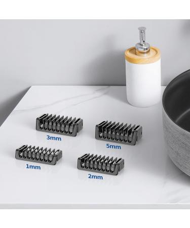 YINKE Double-Sided Attachments for Philips One Blade & OneBlade Pro - 4 Combs of 1, 2, 3, and 5 mm - Maintain Your Stubble Length - 4Pcs - Buy Online on GoSupps.com