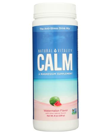 Natural Vitality Calm The Anti-Stress Drink Mix Watermelon 8 oz (226 g)