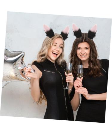 POPETPOP 2 Pairs Alligator Hairpins Bunny Ears Hair Clip Rabbit Hair Clip Ear Hair Clips for Women Bunny Hair Clips Cosplay Rabbit Ear Headdress Hair Clip Accessories Plush Aldult - Buy Online on GoSupps.com