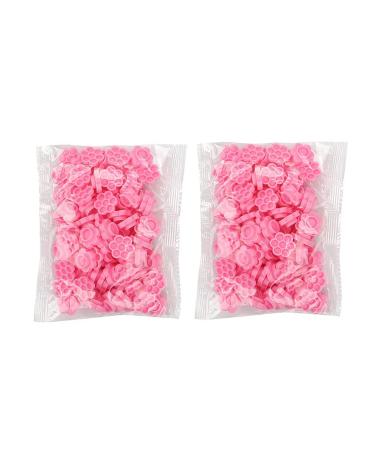 Tool 200pcs cup of eyelashes adhesive header glue pallet women false lash glue holder eyelash extension propfing adhesive cup for home salon plastic container
