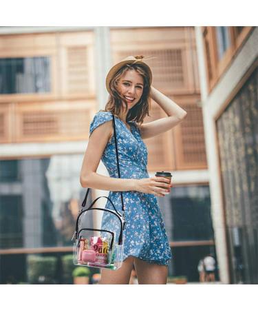 Clear Crossbody Stadium Approved Tote Bag for Concerts & Sports Events - Buy Online on GoSupps.com