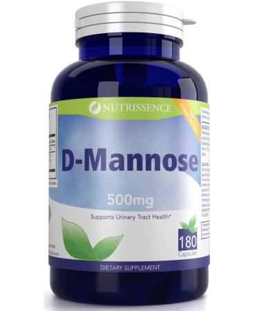 Nutrissence D-Mannose 500mg 180 Capsules